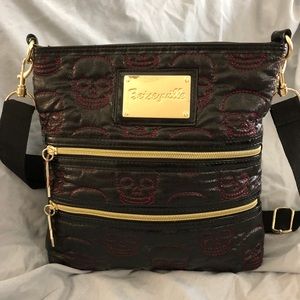 🆕NWOT,Betsey Johnson,Betseyville Skulls Crossbody